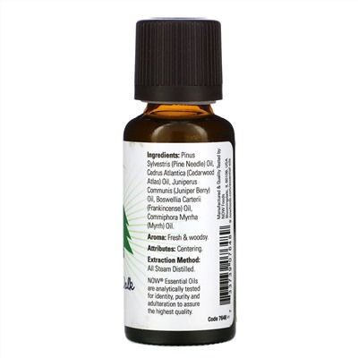Now Foods, Essential Oils, Woodland Walk Nature Blend, 1 fl oz (30 ml)