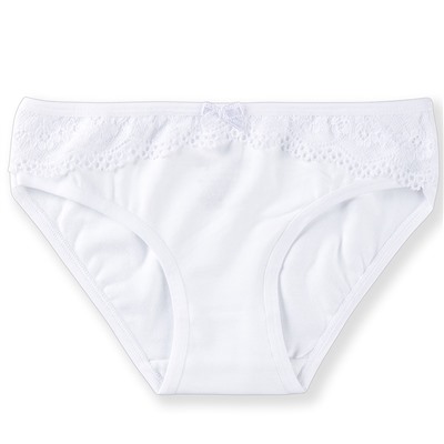 5510-01 Трусы для девочек белые (BAYKAR)