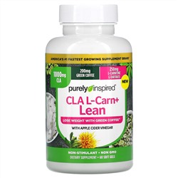 Purely Inspired, CLA L-Carn + Lean, 60 капсул