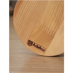 Подставка деревянная для кружек Adelica, основа d=13×1,8 см, высота 34 см, вешалка 6,5 см, берёза