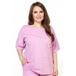 Туника футер 2-х нитка  4120/04/Розовый