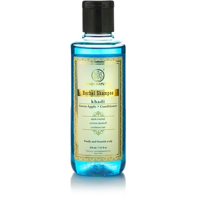 Khadi Natural Шампунь-кондиционер с Зеленым Яблоком 210мл