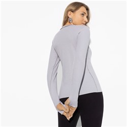 Лонгслив двусторонний, Роковое признание (fashion grey)