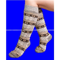 2 ПАРЫ - Гольфы женские теплые шерстяные высокие арт. 4А54