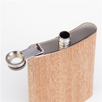 Фляжка для алкоголя Мастер К, 240 мл, подарочная, 8 oz, нержавеющая сталь