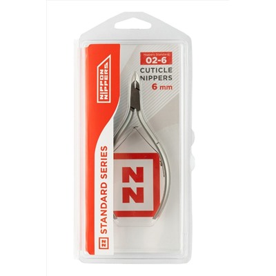 Nippon Nippers Кусачки маникюрные для кутикулы / Standard NN_NS-02-6, двойная пружина, ручная заточка, 6 мм KRISTALLER, 1110582
