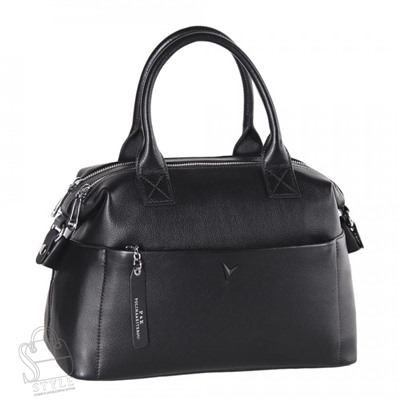 Сумка женская кожаная 5950Q black Polina&Eiterou
