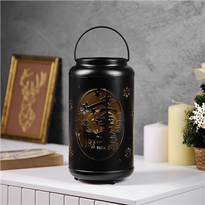 Фигура световая «Олень в лесу», 12.3×23 см, 1 LED. батарейки АААх3(не в компл.), свечение тёплое белое