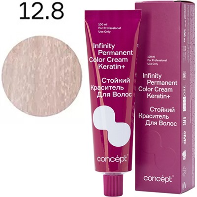 CONCEPT Infinity Стойкий краситель для волос 12.8 Экстра светлый блондин жемчужный 100 мл