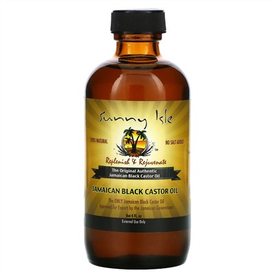 Sunny Isle, Jamaican Black Castor Oil, 4 fl oz