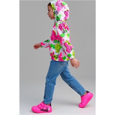 Куртка текстильная с полиуретановым покрытием для девочек (ветровка) PLAYTODAY, 1231510