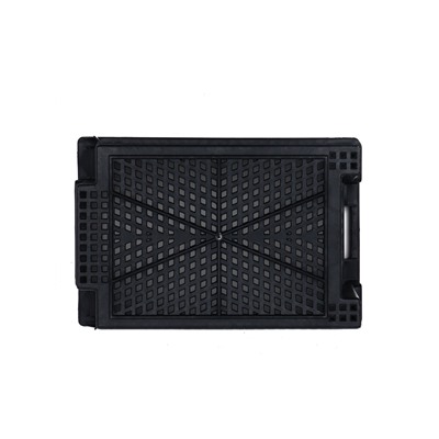 Ящик универсальный, пластиковый, 60×40×20 см, на 30 кг, чёрный