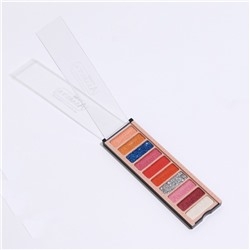 Палетка теней для век с шиммером 10 цветов