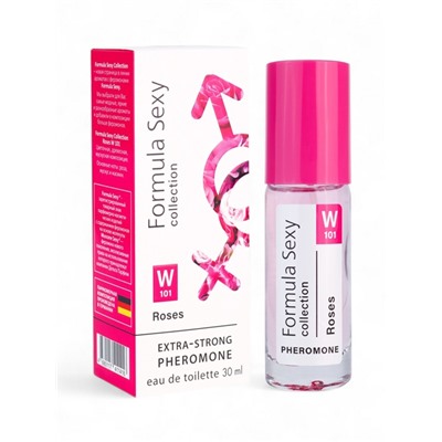 Туалетная вода женская с феромонами Formula Sexy collection Roses W101, 30 мл