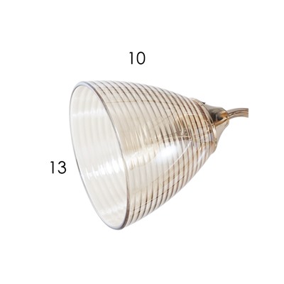 Люстра 13211/2, 2хE27, 40 Вт, золото