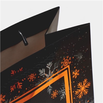 Пакет подарочный «Поздравляю С Новым годом!», 23 х 27 х 10 см