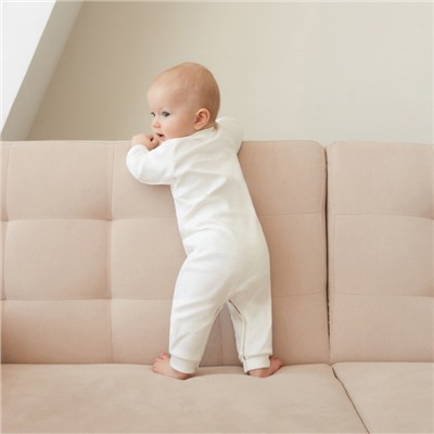 Комбинезон детский MINAKU, рост 86-92 см, экрю