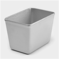 Форма для выпечки хлеба, 1 л, 14,5×10×10 см, Л-11, литой алюминий