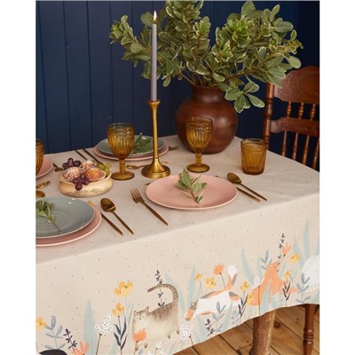 Скатерть «Этель» Meow149×110 см, 100% хлопок, саржа 190 г/м²