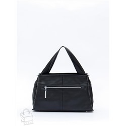 Сумка женская кожаная 0650CH black Polina&Eiterou