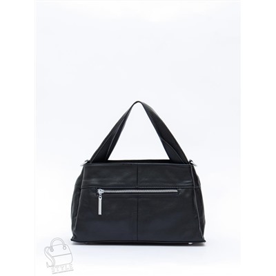 Сумка женская кожаная 0650CH black Polina&Eiterou