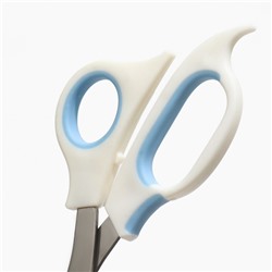 Ножницы-когтерезы средние с упором для пальца, 12×4.5×1.4 см, эконом, микс цветов