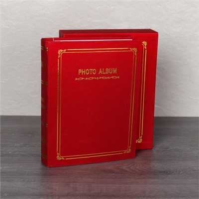 Фотоальбом 100 фото 10х15 / TZ9104-100 /уп 36/ (Красный)