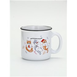 УЦЕНКА Кружка керамическая новогодняя «Замурчательного праздника», 530 мл