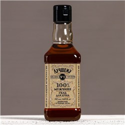 Подарочный набор «Крутому мужику»: гель для душа виски 250 мл и мыло для рук 80 г, Чистое счастье