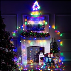 Светодиодная фигура «Ёлка» 3.5 м, пластик, 9 нитей, 31 В, свечение мульти