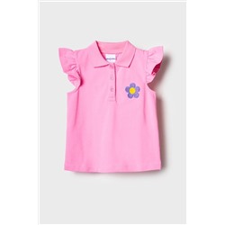 Джемпер трикотажный с воротником поло для девочек PLAYTODAY, 1241966