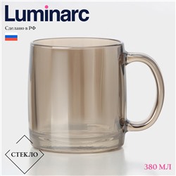 Кружка Luminarc «Золотой мёд», 380 мл, стекло