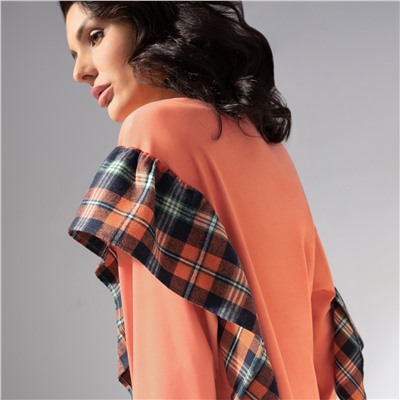 Лонгслив дизайнерский, Гардеробная магия (лососевый)