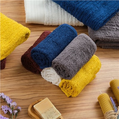 Полотенце махровое Love Life «Идеал» 50×90 см, серый, 100% хл, 450 г/м²