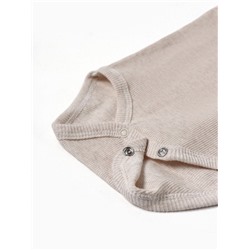 Боди без рукавов Крошка Я Melange, рост 68-74, бежевое