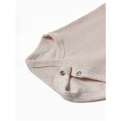 Боди без рукавов Крошка Я Melange, рост 68-74, бежевое