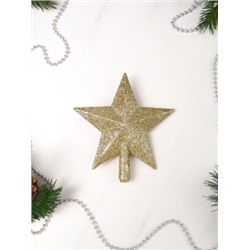 Верхушка на елку Звезда 15 см / ZAF210135 /уп 600/