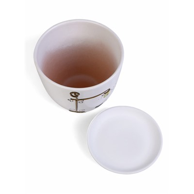 Горшок для цветов «Вечер», керамика, с поддоном, набор 4 шт.: 400 мл, 1 л, 2.5 л, 5 л