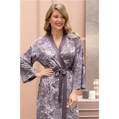 Халат ночной (пеньюар) жен Mia Cara AW22WJ354 Rosa Del Te цветы