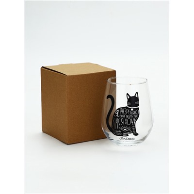 Стакан стеклянный «Я разрешаю», 620 мл