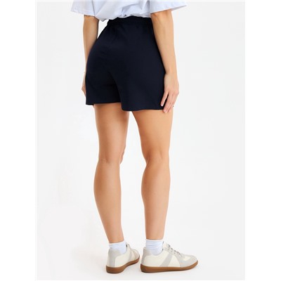 Шорты женские, темно-синие, размер 48