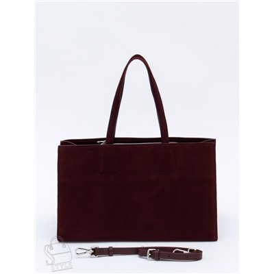 Сумка женская кожаная 1008MF wine red Polina&Eiterou