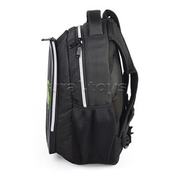 Рюкзак облегченный "Футбол" с анатомической спинкой, 2 отделения на молнии, на каждой молнии 2 бегунка, размер 40х32х16см, эргономичная анатомическая спинка, мягкие широкие регулируемые лямки, застежка спереди, внутри дополнительные отделения, органайзер