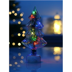 Фигура светодиодная «Ёлочка», 1 LED, 25 см, от батареек AAAх3, свечение RGB