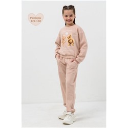 Костюм Симпатяжка толстовка с брюками детский (Бежевый)