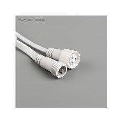 Гирлянда «Занавес» 2×9 м, IP44, УМС, белая нить, 1800 LED, свечение мульти, 220 В