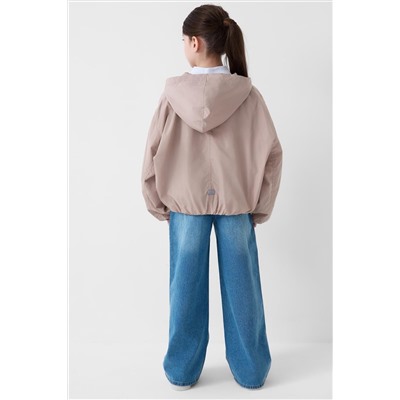 Куртка текстильная с полиуретановым покрытием для девочек (ветровка) PLAYTODAY, 1244408