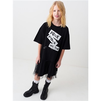 Платье трикотажное для девочек