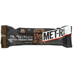 MET-Rx, PROTEIN PLUS Bar, Chocolate Chocolate Chunk, 9 Bars, 3.0 oz (85 g) Each