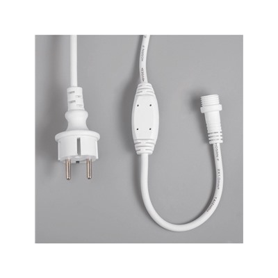 УЦЕНКА Гирлянда «Бахрома» 3×0.9 м, IP65, УМС, белая нить каучук, 144 LED, свечение мульти, 220 В